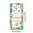 thumbnail image 3 of Colorful Polyester Teacher Appreciation Banner Decorative for Classroom Party Celebration Event, 3 of 7