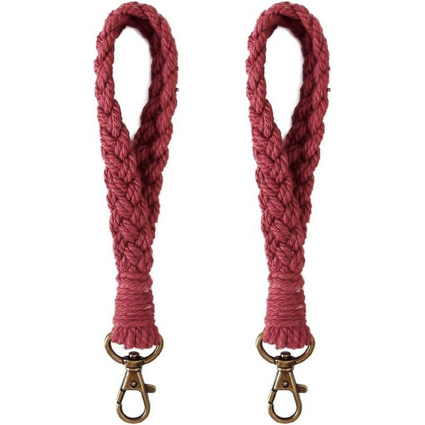Red key shop lanyard