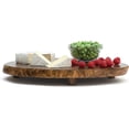 thumbnail image 2 of Lipper 1230 Burl Finish Serving Boards with Feet, 2 of 4