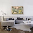 thumbnail image 2 of ARTCANVAS Western Hemisphere 1587 Canvas Art Print by Abraham Ortelius - Size: 40" x 26" (1.50" Deep), 2 of 9
