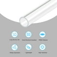 thumbnail image 3 of Acrylic Pipe Clear Round Tubing 16mm ID 20mm OD 18" for Lamps and Lanterns, Water Cooling System 2pcs, 3 of 6