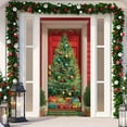 thumbnail image 3 of Panneau de Porte Vache Tapisserie Décorative Rideau de Fête de Noël Festif pour Porte d'Entrée et Entrée, 3 of 5