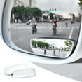 thumbnail image 2 of SDNall Blind Spot Car Mirror, Small Round Mirror, Car Small Round Mirror Reversing Mirror Hd without White Borderadjustable Blind Area Mirror Glass Rectangular Wide-Angle Auxiliary Rear-View Mirror, 2 of 8