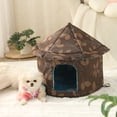 thumbnail image 2 of vnanda Garage Cat House Pet Nest Soft Comfortable Pet House Durable Convenient Foldable Warm Shelter for Outdoor Indoor Use Cat Nest, 2 of 8