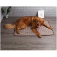 thumbnail image 4 of Dog Cooling Mat pad Pet Self Cooling Bed Mat Non Toxic Ice Silk Material Dog Mat Summer Bed Pad Blanket Sleep Ice Silk Bed Washable Soft Breathable for Cat Small Medium Large Dogs - Send Plush Toys, 4 of 8