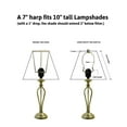 thumbnail image 2 of SLIP UNO Adapter Converts your 10" high Lampshade to fit on SLIP UNO Lamp Base (1 7/16" opening) - 7"h in Polished Brass, 2 of 6