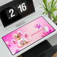 thumbnail image 3 of Faith Love Hope Golden Retriever Breast Cancer Awareness Survivor Desk Mat Full Keyboard Mouse Pad Goldens Dog Lover Gifts Idea Large Mousepad - 02017, 3 of 5
