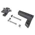 thumbnail image 5 of Mustrod Fits 2.5" Receiver Aluminum Trailer Hitch Adjustable 8" Drop/Rise 2" & 2-5/16" Balls 18500LBS w/2 Locks, 5 of 11