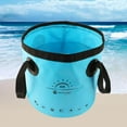 thumbnail image 4 of thinsony Seau Pliable Récipient d'Eau Pliable Portable pour le Camping 10L Bleu, 4 of 9
