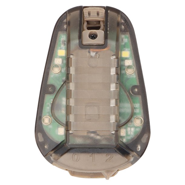 Luz de señal de casco portátil cascos portátiles luz estroboscópica herramienta de supervivencia para acampar