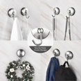thumbnail image 5 of Vacuum Suction Cup Towel Hooks Bathroom Sucker Shower Hook Tea Towel Holder Kitchen Heavy Duty Suction Wreath Utility Hanger for Robe Loofah Glass Win, 5 of 5