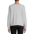 thumbnail image 4 of Time and Tru Women's Fashion Ruffle Sweatshirt, 4 of 5