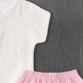 thumbnail image 6 of NOLDARES Toddler Baby Boy Clothes Cute Outfit Striped T-Shirt with Leather Tag + Short Set 3 Months-3 Years Blazer,18-24 M, 6 of 6