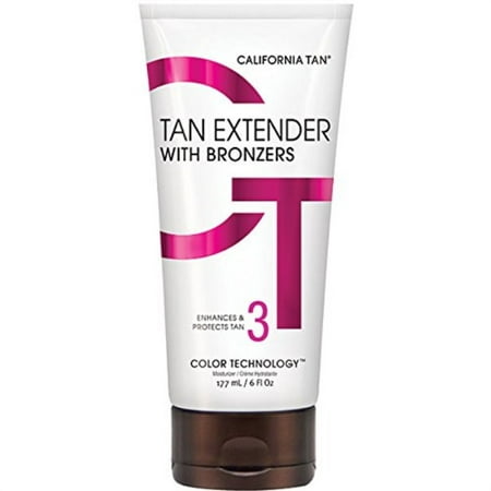 California Tan Extender with Bronzers, Enhances & Protects Tan for Both Sunless and UV Results, Cruelty Free, 6 (Best Uv Tanning Lotion)