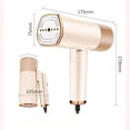 thumbnail image 2 of Handheld Garment Steamer for Clothes, 1500W Fabric Steamer 168ml Larger Tank & No Leak Design 15S Fast Heat-up, Quick Wrinkle Remover Strong Penetrating Steam for Home, Office (ONLY FOR 120V), 2 of 2
