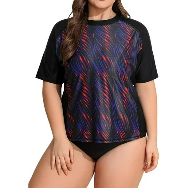 Plus size rash guard hotsell short sleeve