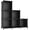 Black, variant on Cube Storage Organizer, Storage Cubes Shelves Bookshelf, 6 Cube Closet Organizers and Storage, DIY Stackable Plastic Clothes Organizer Shelving for Bedroom, Home, Black