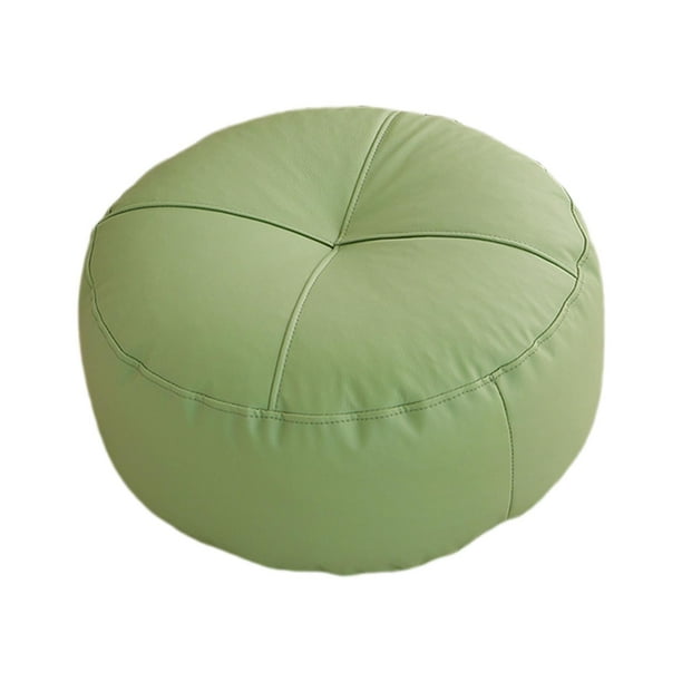 Cojín de suelo para silla, suave, futón, decorativo, moderno, grueso, para asiento tipo puf Verde claro