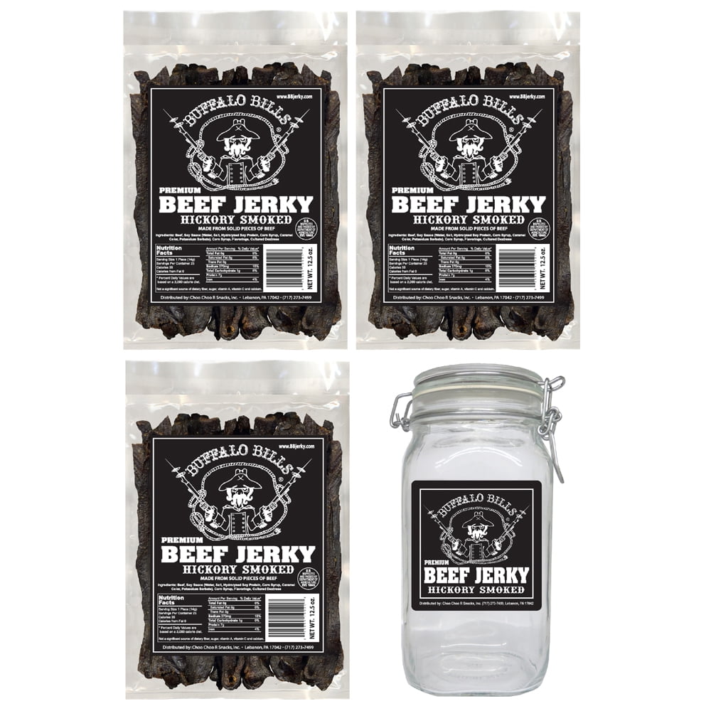 Buffalo Bills 6-Piece Beef Jerky Fan Gift Tool Bag (Jerky, Jar, Cap & Tumbler)