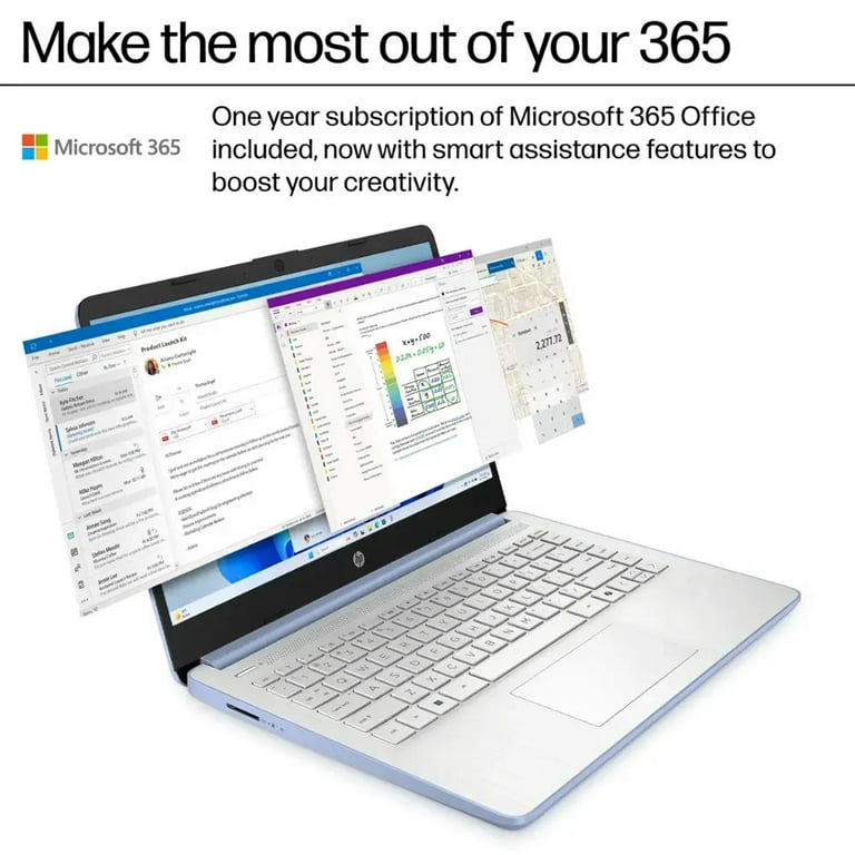 HP 14 Laptop Thin & Light, Microsoft Office 365(one year), Intel HP 14 Laptop Thin & Light, Microsoft Office 365(one year), Intel