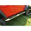 Rugged Ridge 11593.10 Tube Side Step Kit, Round, 4 Inch, Stainless, 07-18 Wrangler, 4 Door