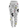 thumbnail image 2 of WILLBEST Pantalones de Yoga Con Estampado de Pascua Para Mujer, Mallas Deportivas de Cintura Alta Para Entrenamiento, Correr, Leggings Elásticos y Cómodos, Ropa Deportiva Chica, 2 of 3