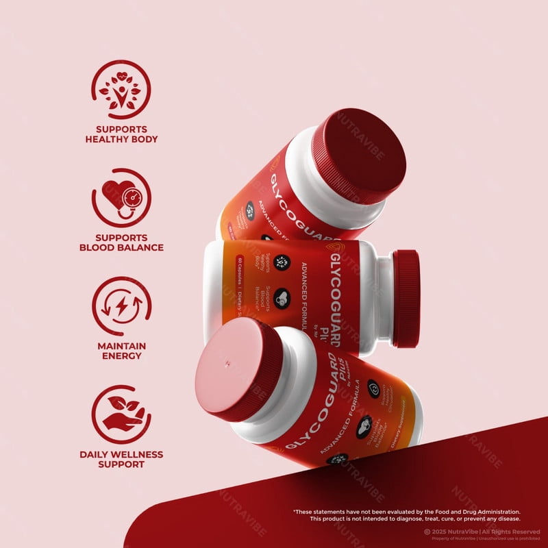 (2 Pack) GlycoGuard Plus Capsules - Official Glyco Guard Plus Pills to Maintain Overall Health, All Natural Blood Formula For Healthy and Stable Levels, GlycoGuard + Review (120 Capsules)