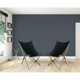 thumbnail image 5 of AmeriHome Canvas and Bamboo Butterfly Chair - Black - 2 Piece Set, 5 of 5