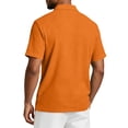 thumbnail image 6 of Hearthz Linen Mens Polo Shirts Moisture Wicking Raglan Shirts for Men Short Sleeve Color Block Soft Breathable Mens Golf Polos, 6 of 8