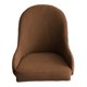 thumbnail image 5 of 1 Pieza Cubierta de Silla de Comedor con Respaldo de Asiento Protectoras Reutilizables para Decoración de Ligero cafe ligero, 5 of 9