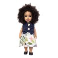 thumbnail image 2 of Juguete de simulación para bebés Doll HUOGUO, pelo rizado, 35 cm, con ropa, 2 of 2