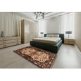 thumbnail image 4 of Ahgly Company Indoor Rectangle Traditional Brown Persian Area Rugs, 2' x 4', 4 of 6