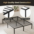 thumbnail image 3 of EDX 12 Inch Metal Platform Bed Frame with Steel Slats, No Box Spring Needed, Noise Free, Easy Assembly, Full, 3 of 8