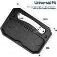 thumbnail image 3 of Auto Steering Wheel Tray Desk - Multi-FuncBlack Portable Vehicle Laptop, IPad, Notebook, Tablet, and Food Eating Table for Drivers - Fits Most Steering Wheels, 3 of 7