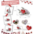 thumbnail image 3 of DolliBu I Love You Plush Super Soft Big Eye Dotted Shark - Cute Stuffed Animal Shark with Red Heart Plush for Valentines, Anniversary, Romantic Date, Boyfriend, or Girlfriend Gift - 10 Inches, 3 of 6