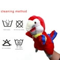 Children's Cartoon Parrot Hand Puppets Cartoon Bird Animal Plush Doll Educational Toy Role Play