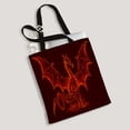thumbnail image 2 of EREHome Sac en Toile Dragon Médiéval Réutilisable pour Courses 14 Pouces(L) x 16 Pouces(H), 2 of 2