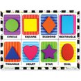 thumbnail image 2 of Melissa & Doug Shapes Wooden Chunky Puzzle (8 Pcs) - FSC-Certified 2 of 11