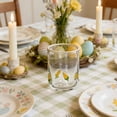 thumbnail image 7 of Oioii Vintage-Style Embossed Lemon Glass Colorful Polka Dot Design Drinking Cup Suitable For Easter Spring Kitchen Dining And Holiday Gifting,A, 7 of 7