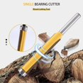 thumbnail image 3 of 2 inch Height Extra Long Flush Trim Router Bit 1/4 inch X 3/8 inch, 3 of 5