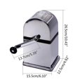 thumbnail image 3 of Compatible Ice Crusher Mini Ice Shavers Chopper Manual Snow Cone Smoothie Maker Ice Block Breaking Machine Slush Machine_Perfect Gift, 3 of 5