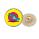 thumbnail image 1 of Memorial aniversario madre River proteger Broche de oro metálico circular, 1 of 3