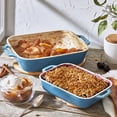 thumbnail image 4 of Staub Ceramic 2-pc Rectangular Baking Dish Set - Rustic Turquoise, 4 of 6