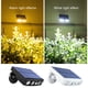 thumbnail image 2 of Billuyoard Luz de pared solar para patio, camino de patio trasero, lámpara de detección humana automática IP65, farola inalámbrica impermeable a prueba Iluminación y accesorios Caja Negra Blanca Billuyoard HA073058-01, 2 of 6
