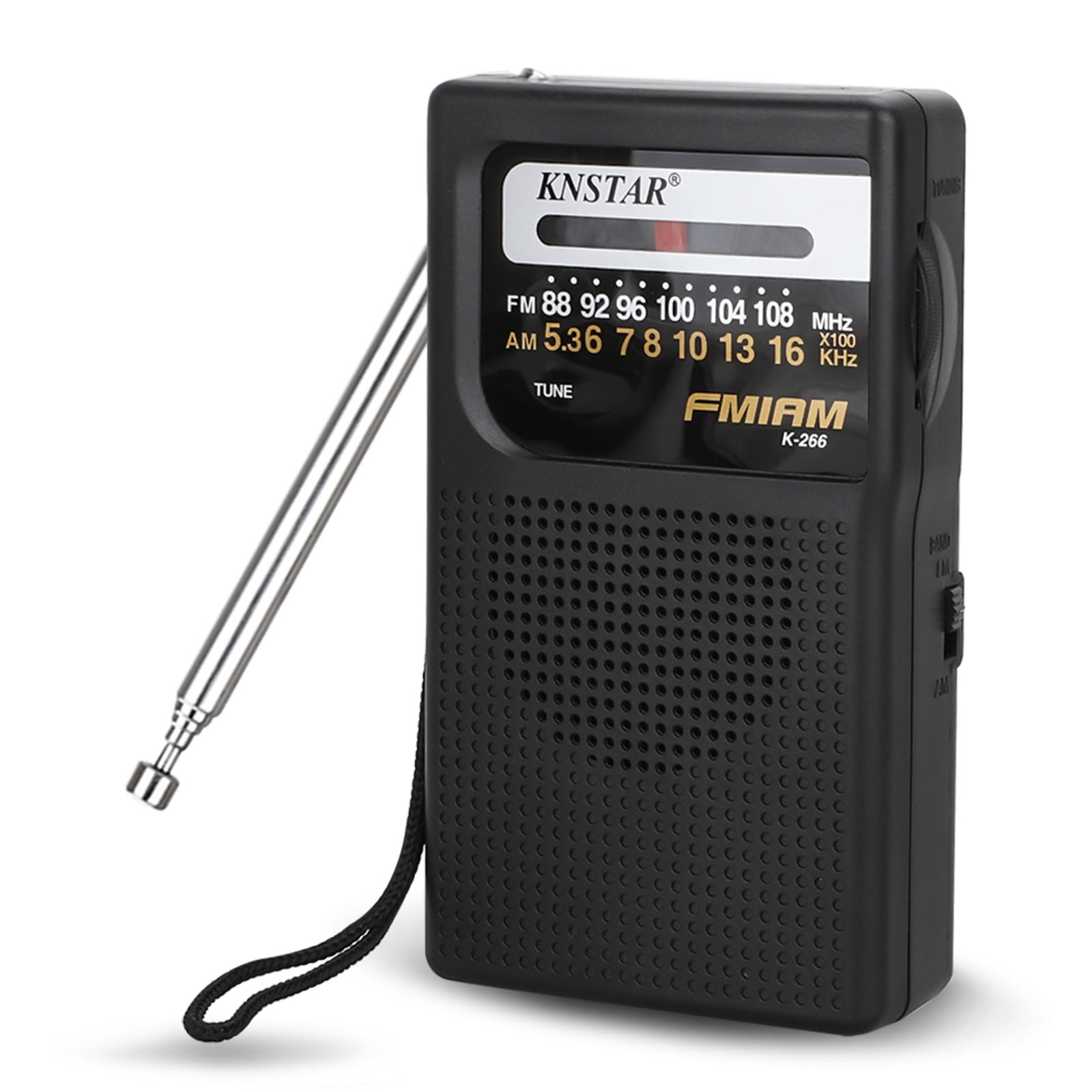 AM FM Battery Operated Portable Pocket Radio Long Reception, AM FM