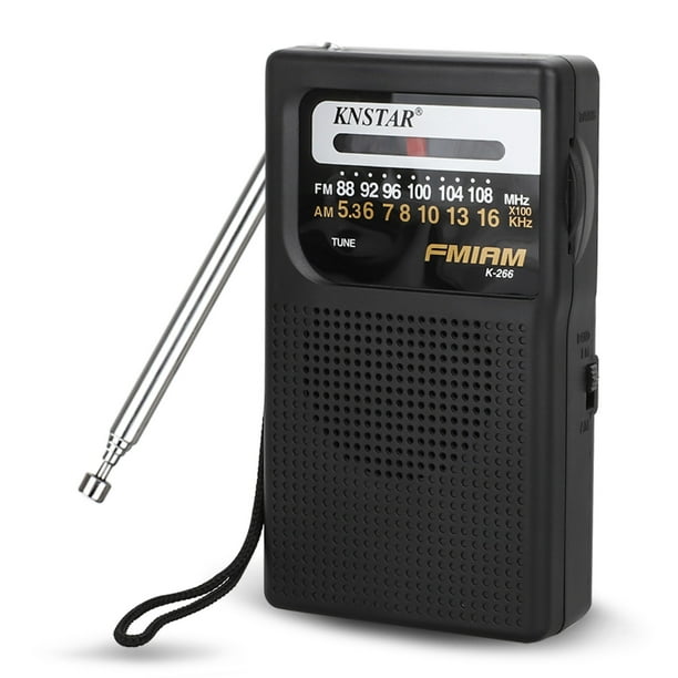 AM FM Battery Operated Portable Pocket Radio Long Reception, AM FM