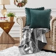 thumbnail image 3 of 2 Pcs Velvet Throw Pillow Case with Tassels, Boho Throw Pillow Cover Decor Cushion Covers, 3 of 8