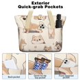 thumbnail image 2 of Tote Bag for Women - Shiba Inu Shoulder Bag - Large Utility Work Duffle Bag with Zipper Handbag for Travel, Work, Sprots, 2 of 5