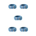 thumbnail image 1 of Bandas para El cabello Minnieouse Banda para El sudor de cara Coral Fleece Azul 5piezas, 1 of 5