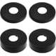 thumbnail image 1 of Faucet Rosette, Shower Mixer Rosette, 4 Black Stainless Steel Pipe Cover, Radiator Rosette - Rosette for Shower Faucets, 1 of 5